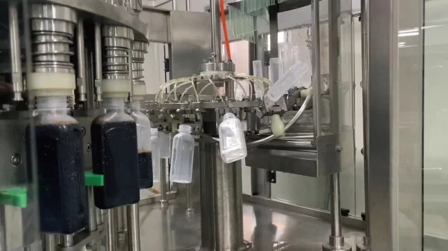 Automatic aseptic filling line
