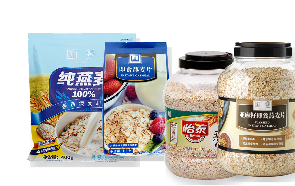 R and M oat products