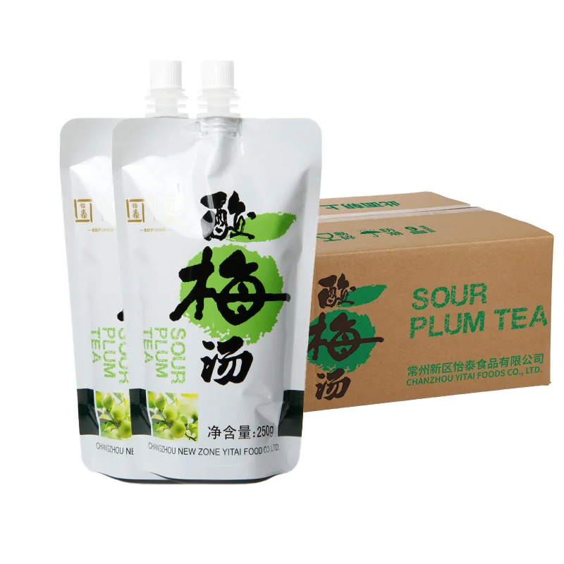 酸梅汤吸嘴袋装产品图 3