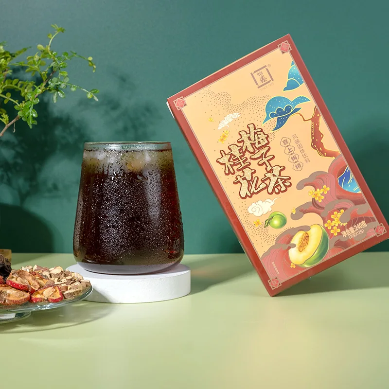 桂花梅子茶盒装产品图 4